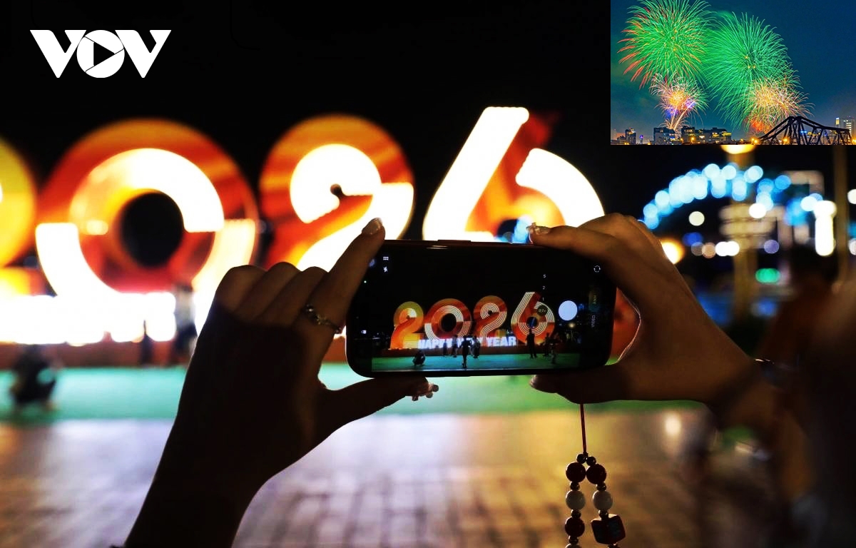 Crowds fill Vietnamese streets to ring in New Year 2026